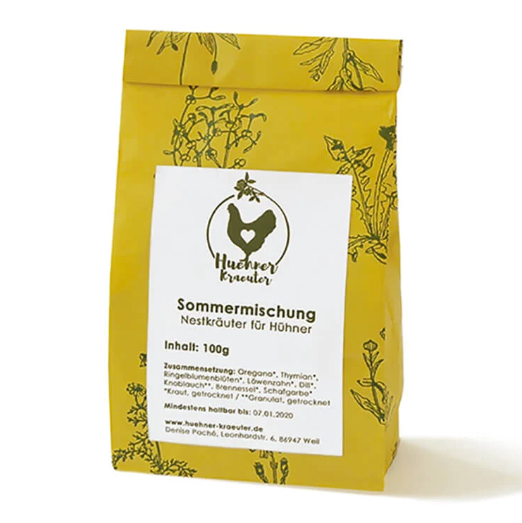 Kraeutermischung fuer Huehner 'Sommermischung'; aromatische & vielseitige Gesundheitspraevention